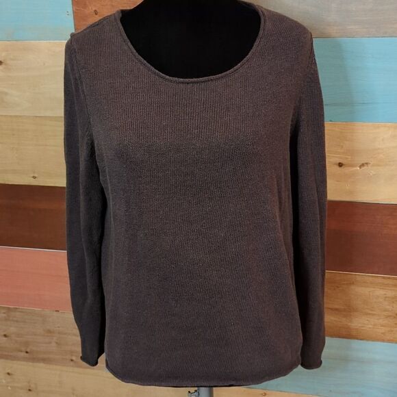 Size 2 linen blend sweater Chico's - Picture 1 of 4